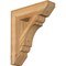 Ekena Millwork Olympic Slat Rough Sawn Bracket, Western Red Cedar, 6"W x 24"D x 28"H BKT06X24X28OLY06RWR - alternate 1